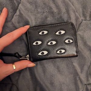 Min and Mon frodo wallet black leather
